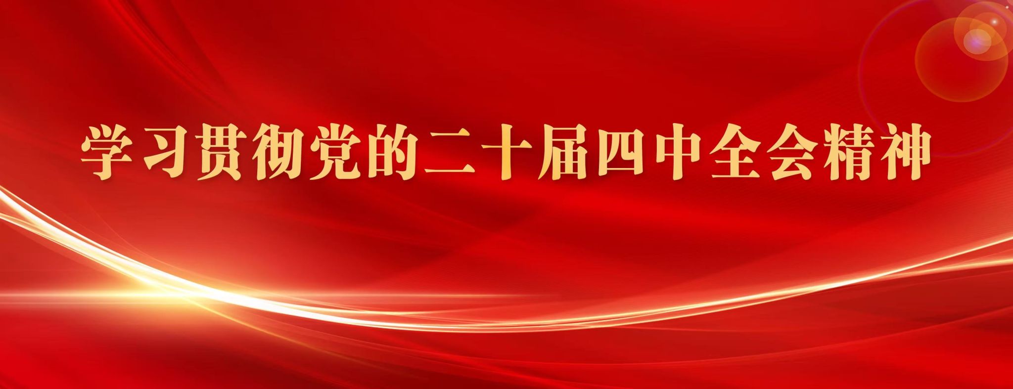 学习贯彻党二十届四中全会精神